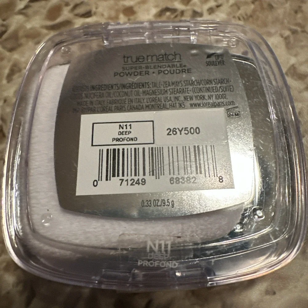 L'Oreal True Match Super-Blendable Powder 0.33 oz N11 Deep Profond